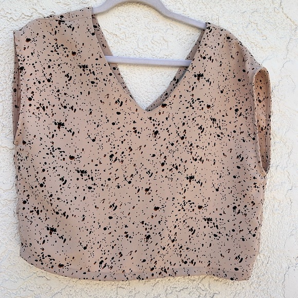 Rachel Comey splatter paint top 10 - Picture 1 of 7